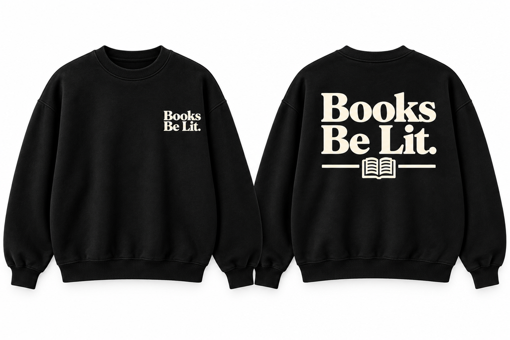 Books Be Lit. Flagship Crewneck