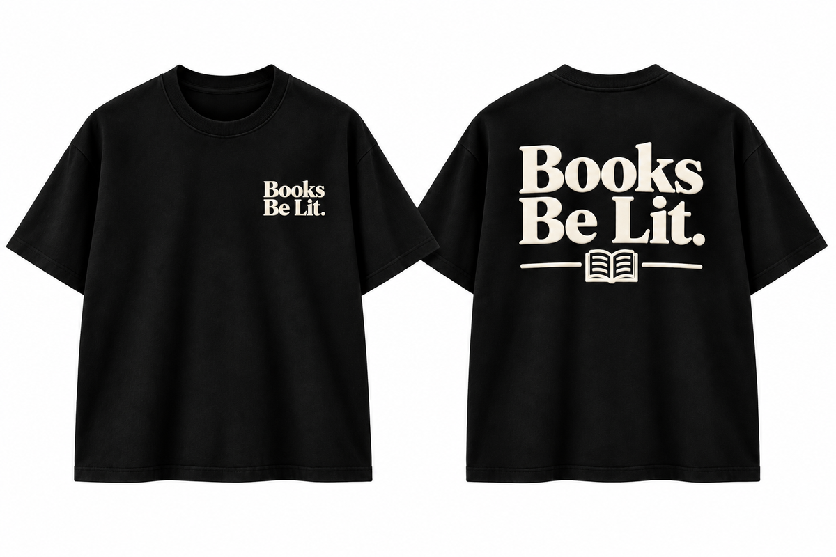 Books Be Lit. Flagship Tee